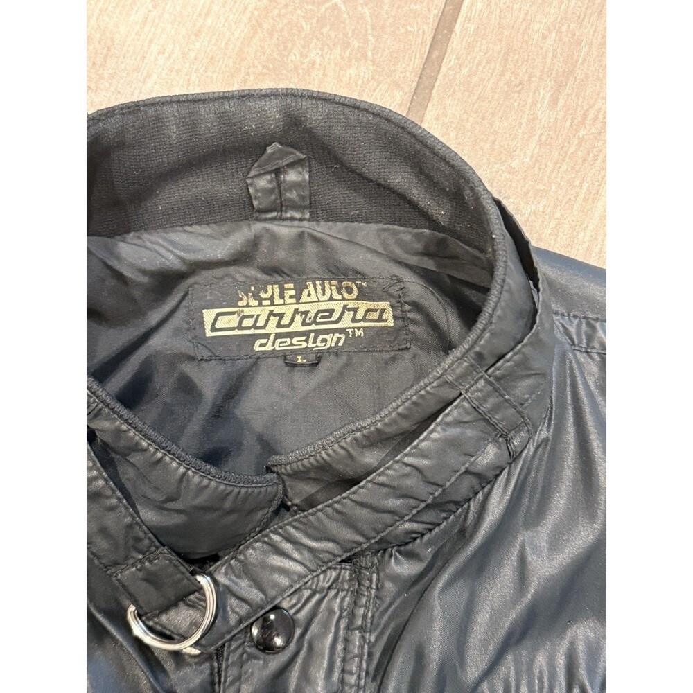 Authentic Vintage 1980s Style Auto Carrera Design Racing Jacket Adult Large - Picture 3 of 14